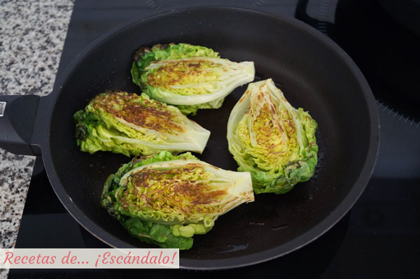 Como hacer cogollos a la plancha