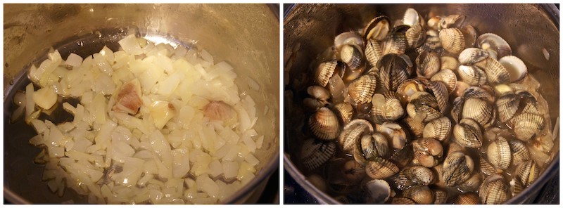 Receta de berberechos en salsa verde
