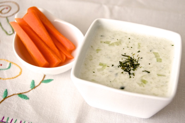 Salsa tzatziki. Receta griega.