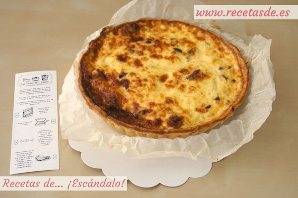 Hornear la quiche