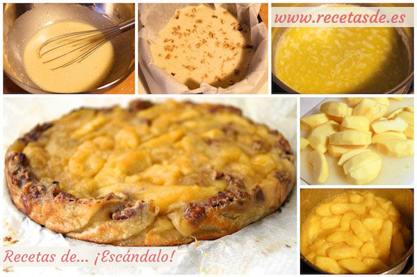 Receta de tarta de manzana casera, jugosa y muy fácil