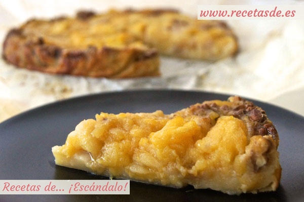 Tarta de manzana casera, jugosa y muy fácil