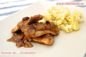 Solomillo de cerdo en salsa al Pedro Ximénez