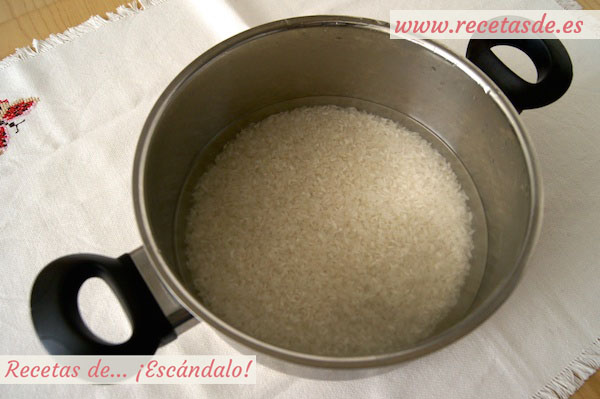 Arroz para sushi ya lavado