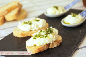 Brandada de bacalao con salsa verde