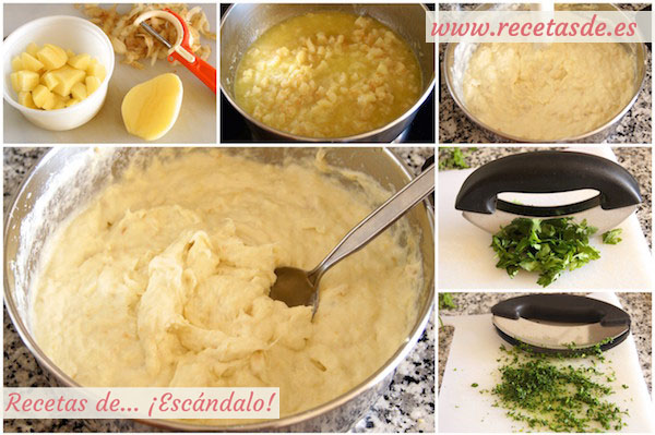 Como preparar brandada de bacalao con salsa verde