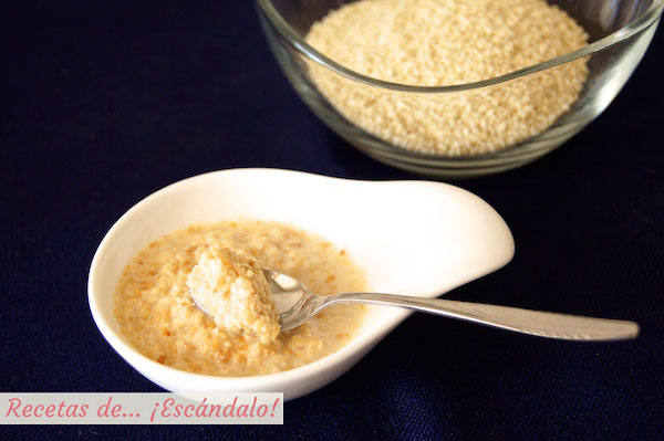 Salsa tahini o tahina casera