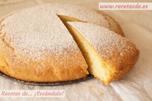 Bizcocho de coco muy esponjoso y casero