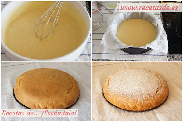 Elaborando bizcocho de coco muy esponjoso y casero