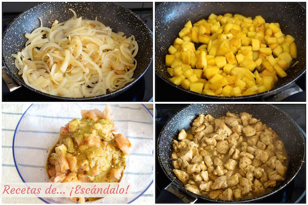 Como preparar ensalada de arroz y pollo al lemongrass con mango