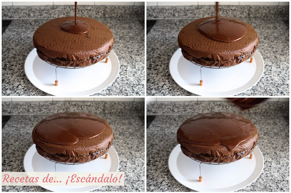 Glaseado de chocolate para la Tarta Sacher