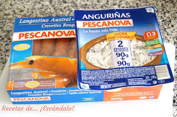 Langostinos y Angurinas Pescanova
