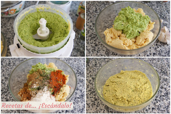 Como hacer la masa del falafel