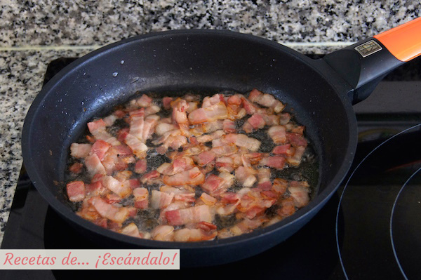 Salteando el bacon