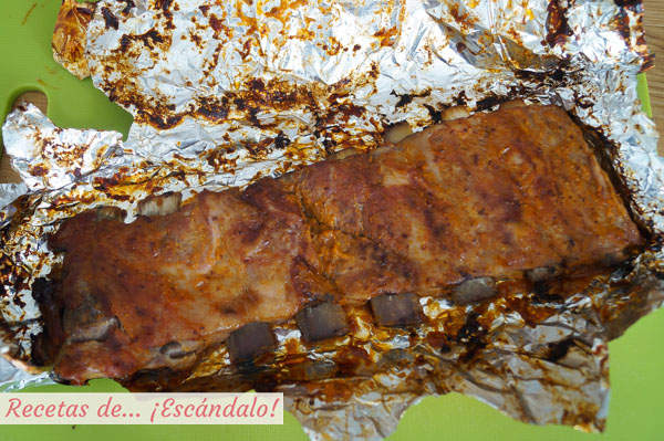 Costillas de cerdo al horno