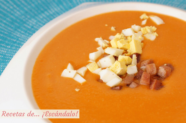 Salmorejo cordobes, como hacer la receta tradicional andaluza