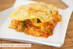 Lasaña de verduras, una receta vegetariana y saludable