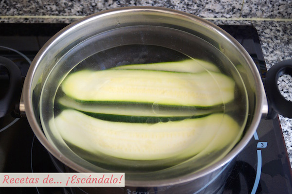 Coccion calabacines