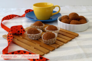 Cómo hacer trufas de chocolate. Receta casera y muy fácil