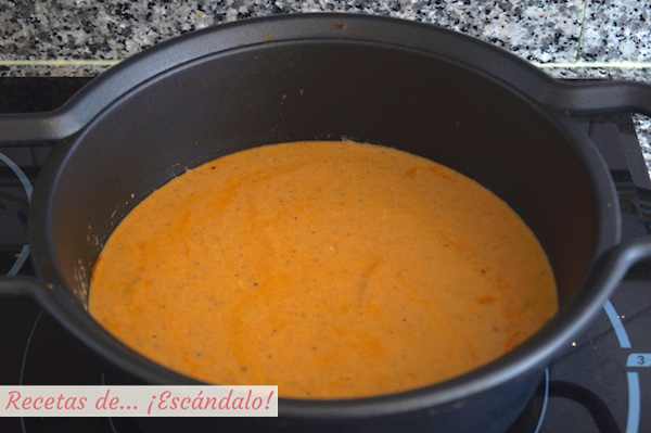 Receta de crema de marisco