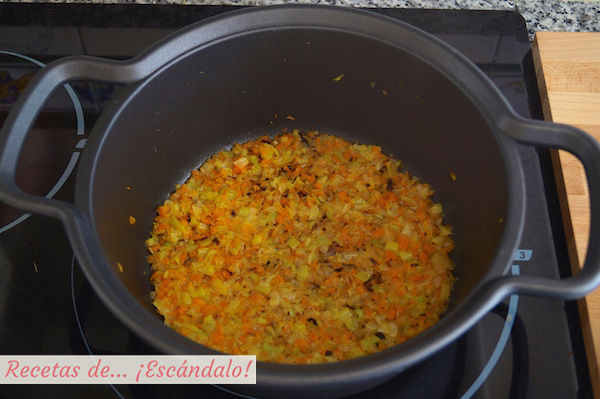 Verduras para sopa de pescado