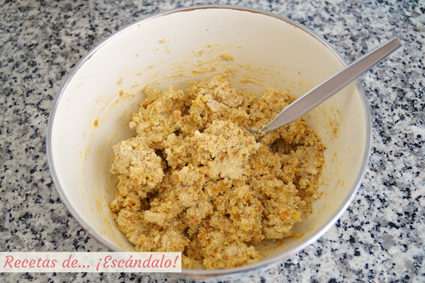 Mezcla hamburguesas vegetales de tofu y garbanzos