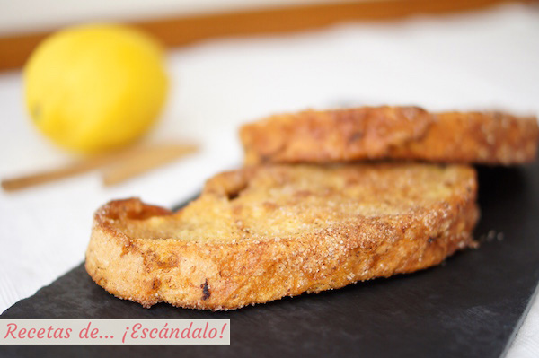 Torrijas caseras de pan