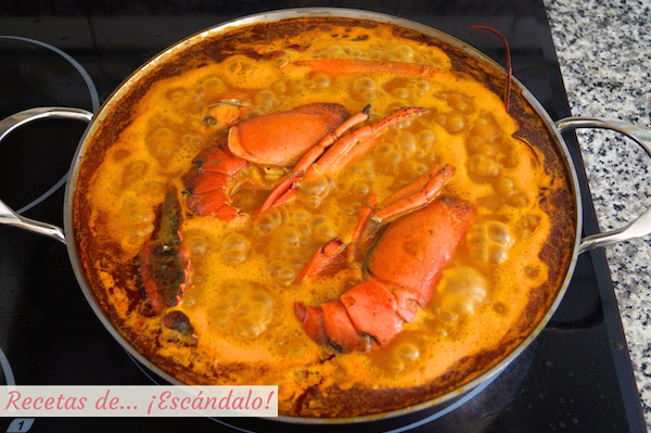 Arroz con bogavante