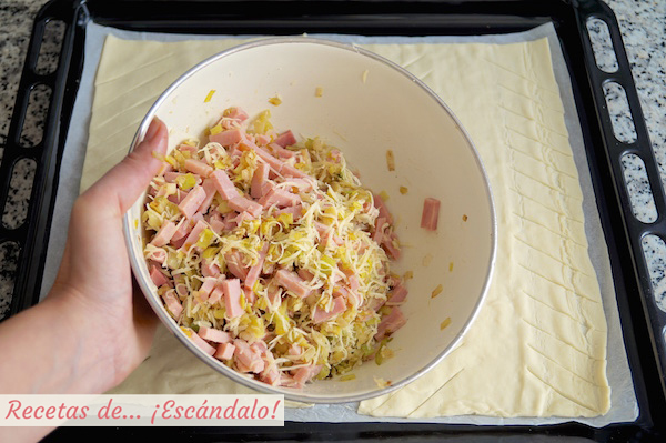 Relleno para las trenzas de hojaldre
