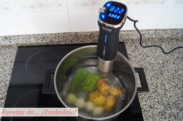 Verduras a baja temperatura