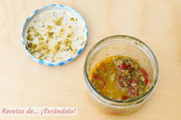 Alino picante de eneldo