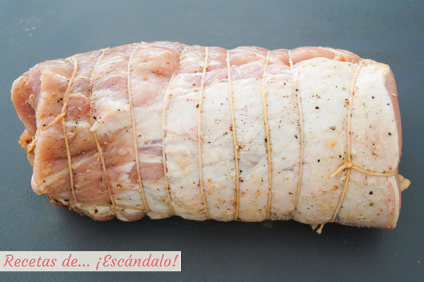 Como bridar carne de cerdo