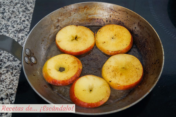 Manzanas caramelizadas