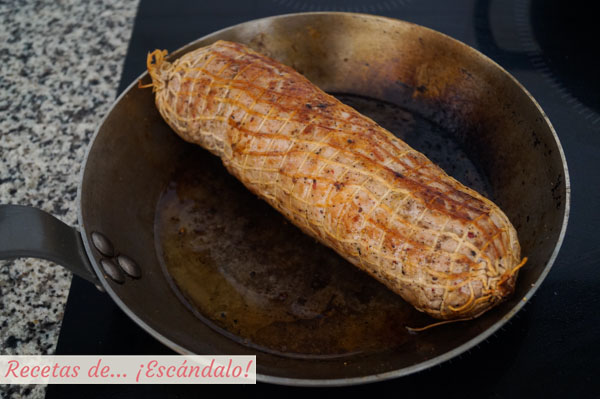 Solomillo de cerdo relleno