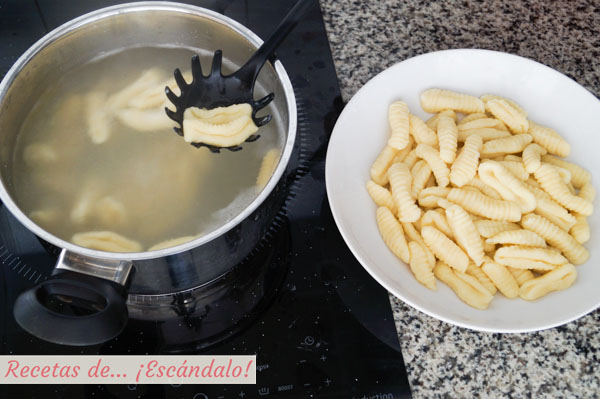 Como cocer noquis o gnocchi