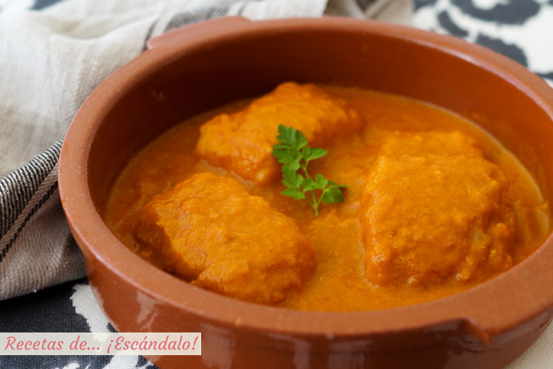 Bacalao a la vizcaina. Receta facil paso a paso