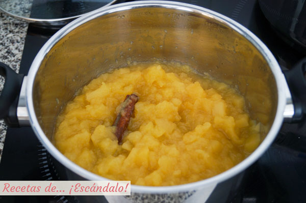 Compota de manzana casera y facil