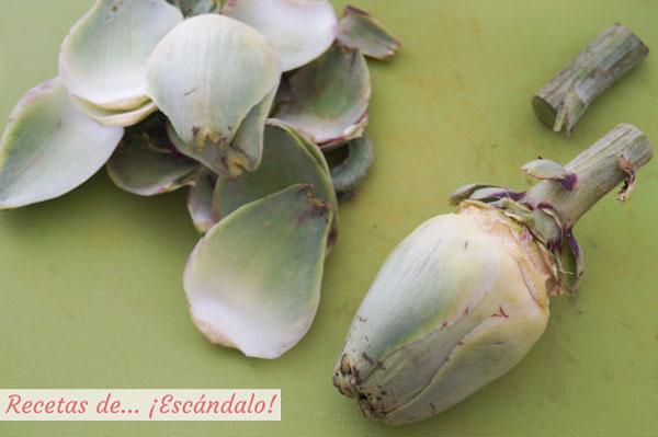 Como limpiar alcachofas