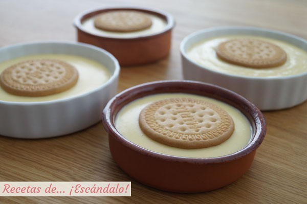 Natillas caseras de huevo