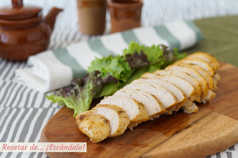 Pechugas de pollo al horno jugosas y riquisimas