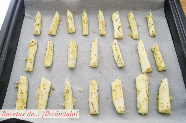 Calabacines al horno