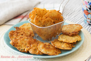 Tortillitas o tortitas de camarones. Receta típica de Cádiz