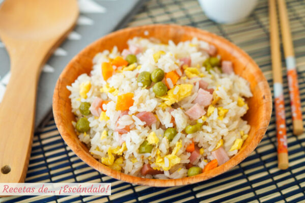Arroz tres delicias con trucos para un arroz perfecto