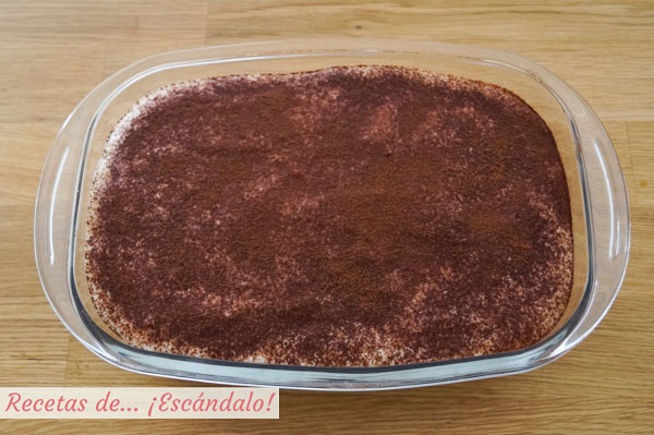 Tiramisu casero