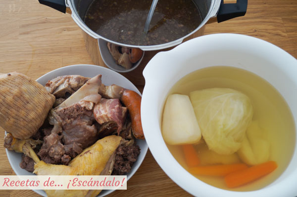 Como hacer cocido madrileno