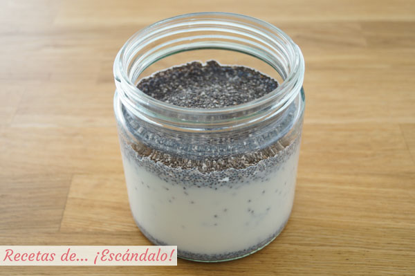 Pudin de semillas de chia