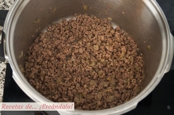 Salsa bolonesa casera