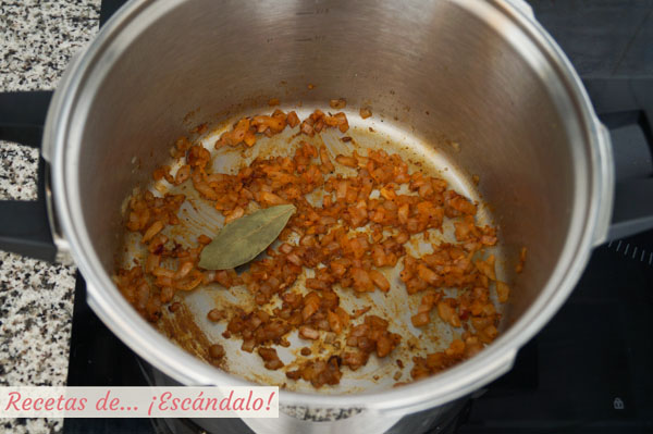 Sofrito para frijoles