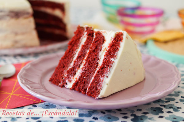 Tarta Red Velvet Americana Receta Paso A Paso - Recetas De Escandalo