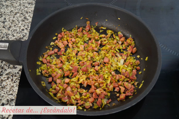 Sofrito para patatas rellenas